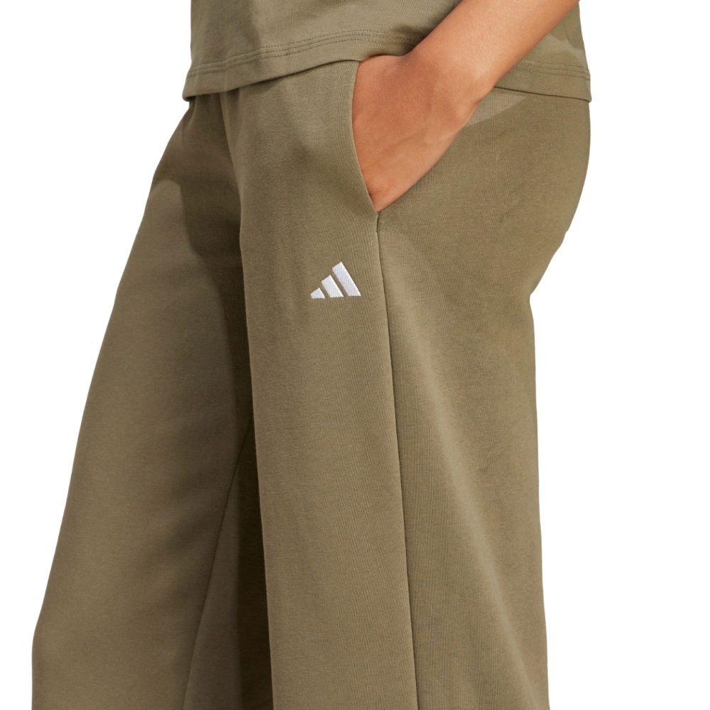 Pantalon adidas Essentials Small Logo Feel Cozy 's olive JI6054 dama