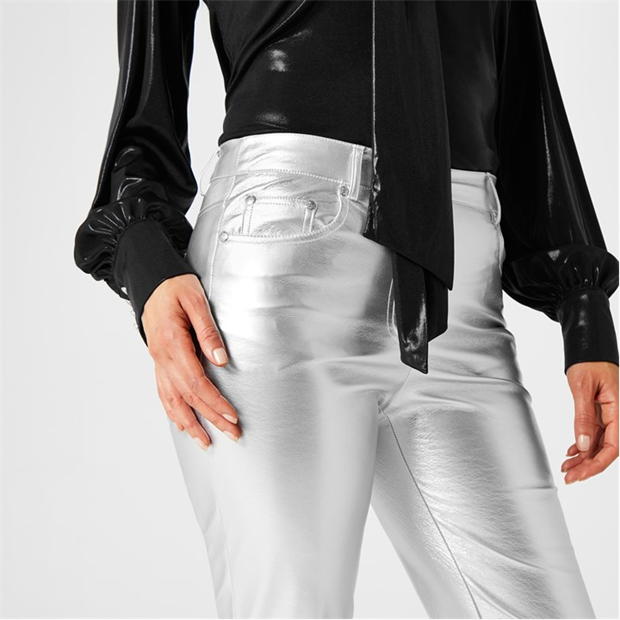 Biba Biba x Tess Daly Silver Flare Trouser