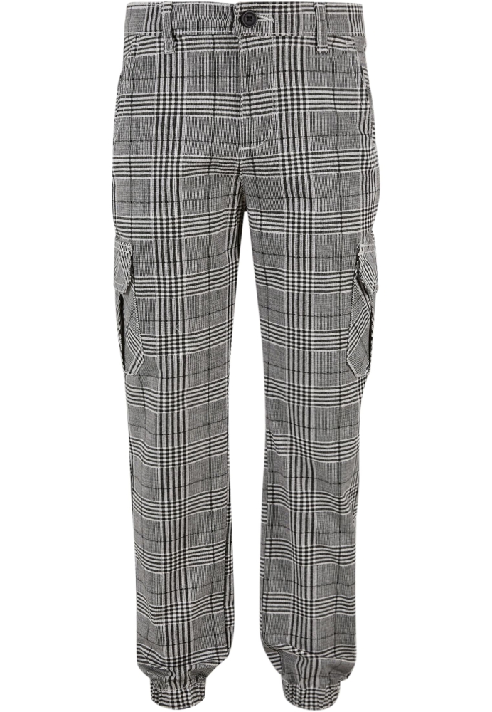 Pantalon Sport AOP Glencheck Cargo baietel Urban Classics