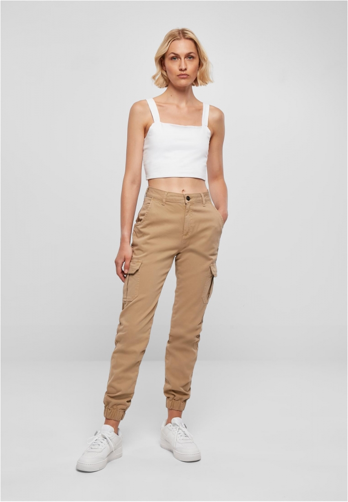 Pantalon High Waist Cargo dama Urban Classics