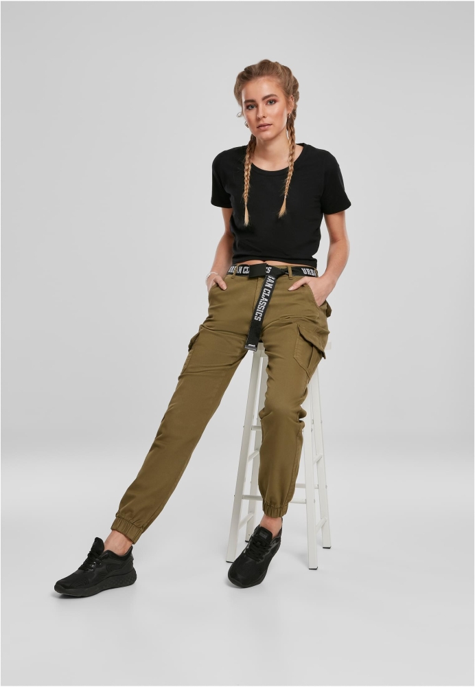 Pantalon High Waist Cargo dama Urban Classics