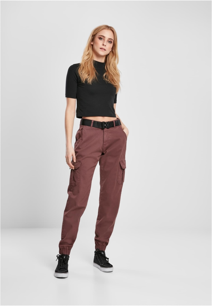 Pantalon High Waist Cargo dama Urban Classics