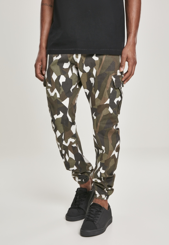 Pantalon Geometric Camo Stretch Twill Cargo Urban Classics