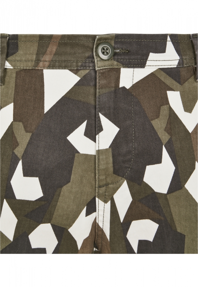 Pantalon Geometric Camo Stretch Twill Cargo Urban Classics