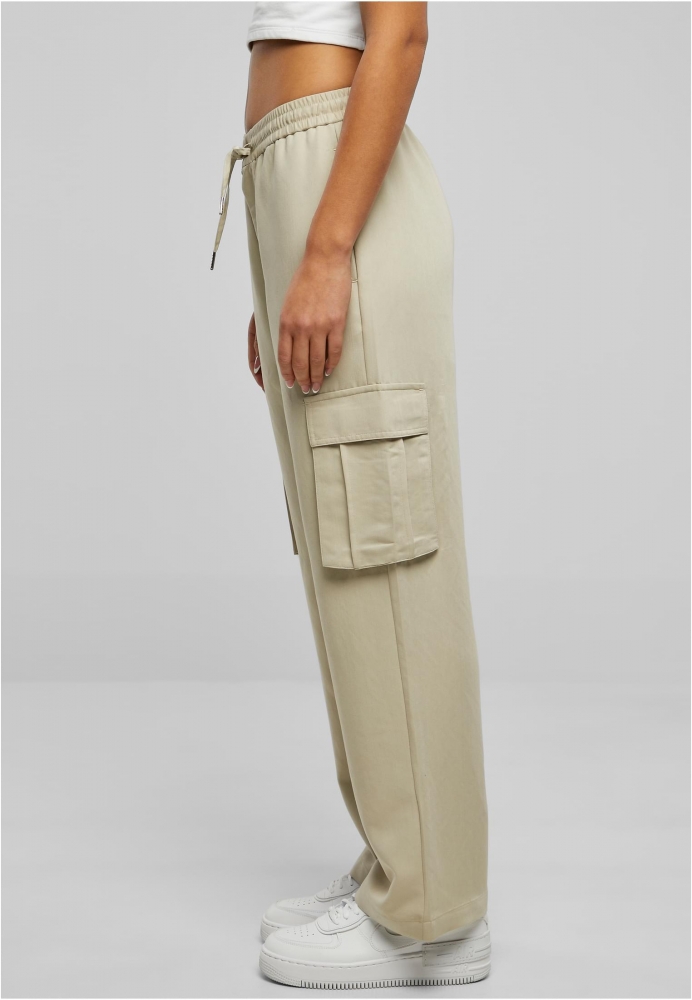 Pantalon Vicose Straight Leg Cargo dama Urban Classics