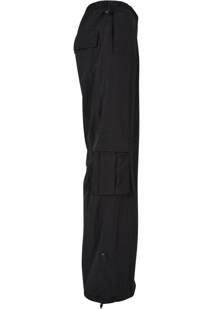 Pantalon Wide Crinkle Nylon Cargo dama Urban Classics