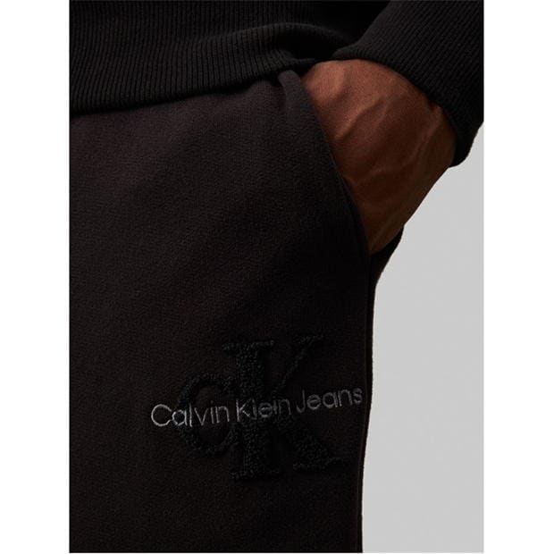 Blug Pantalon trening Calvin Klein CHENILLE MONOLOGO Calvin Klein Jeans