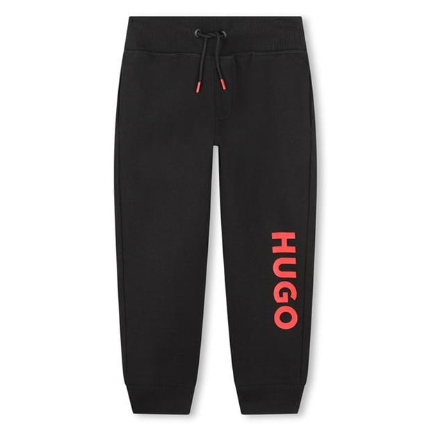 Pantalon HUGO Logo Print Drawstring Track Unisex copil