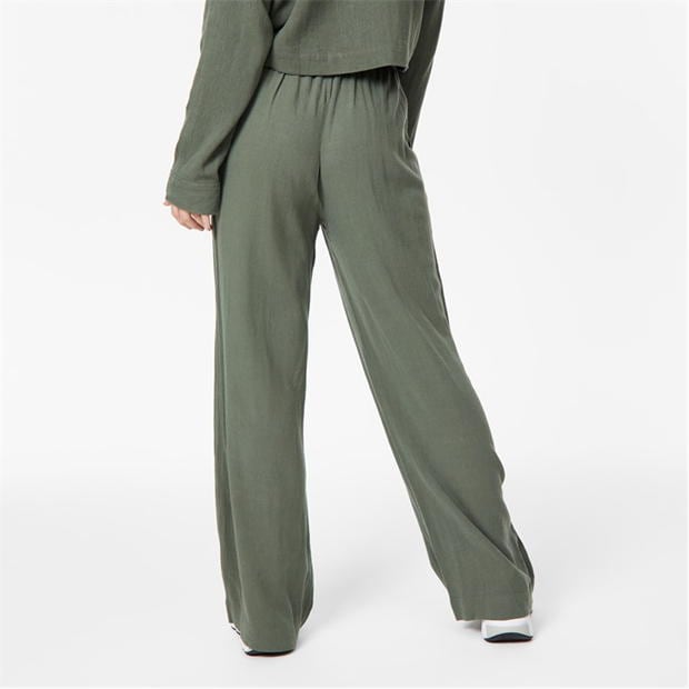 Pantalon Combat Jack Wills Linen Blend Wide Leg