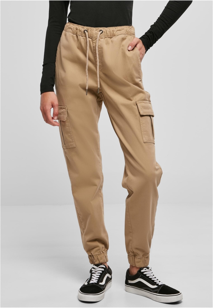 Pantalon High Waist Cargo Comfort Jogging dama Urban Classics