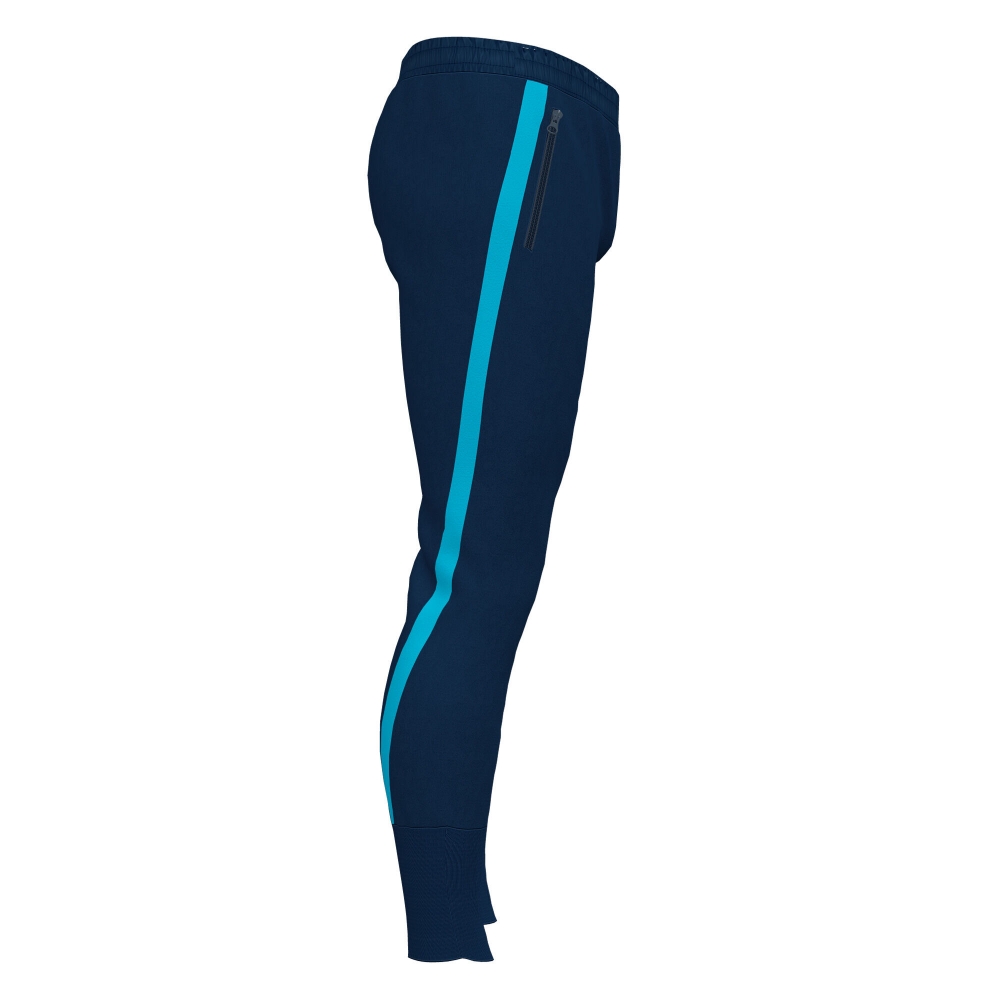 Pantalon Advance Long Navy Fluor Turquoise Joma