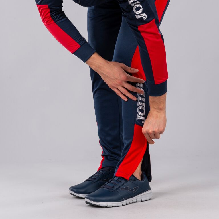 Pantalon Long Champion Iv Navy-red Joma