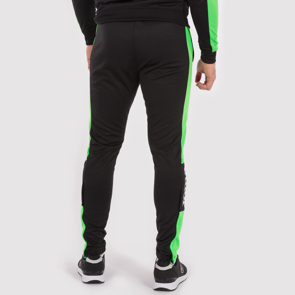 Pantalon Long Championship Iv Black-green Fluor Joma