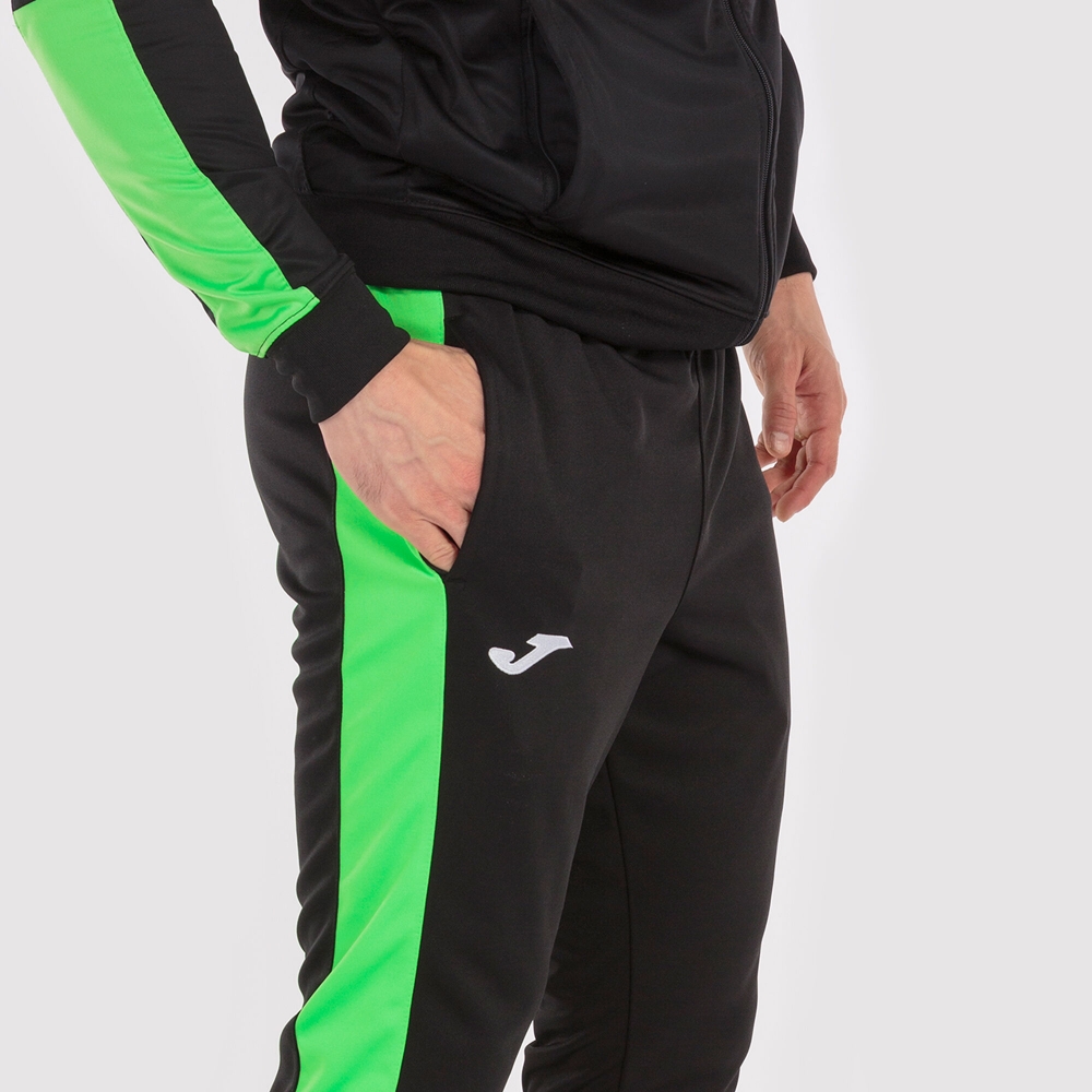 Pantalon Long Championship Iv Black-green Fluor Joma