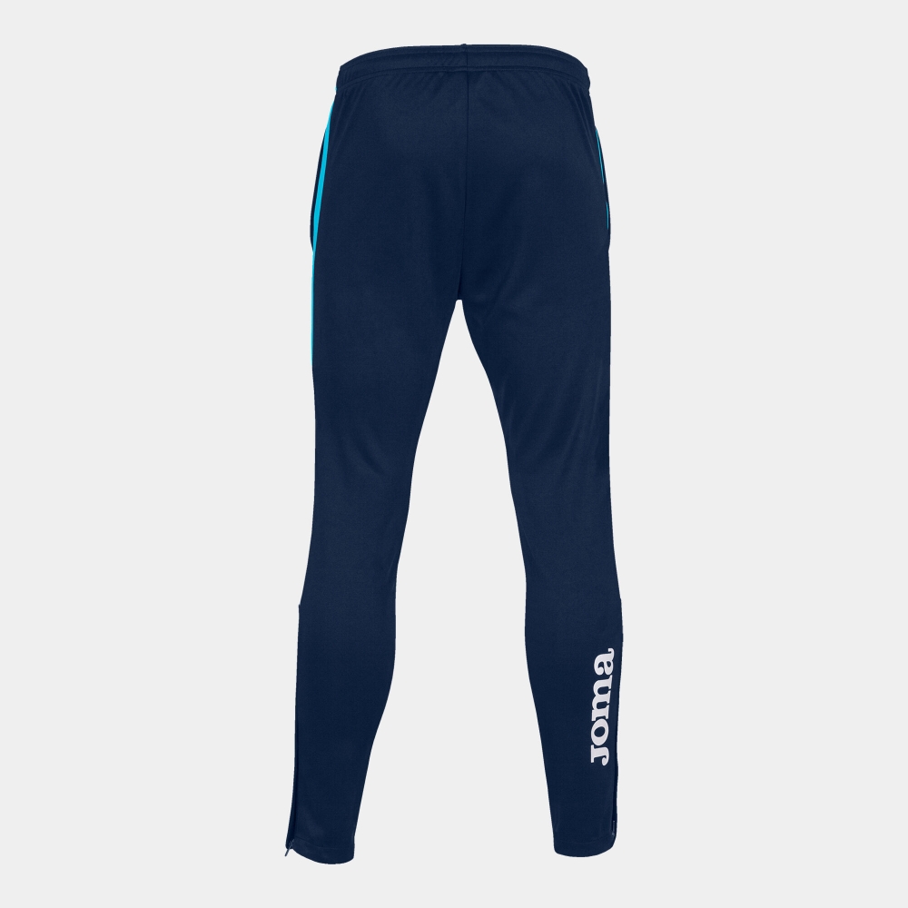 Pantalon Eco Championship Long Navy Fluor Turquoise Joma