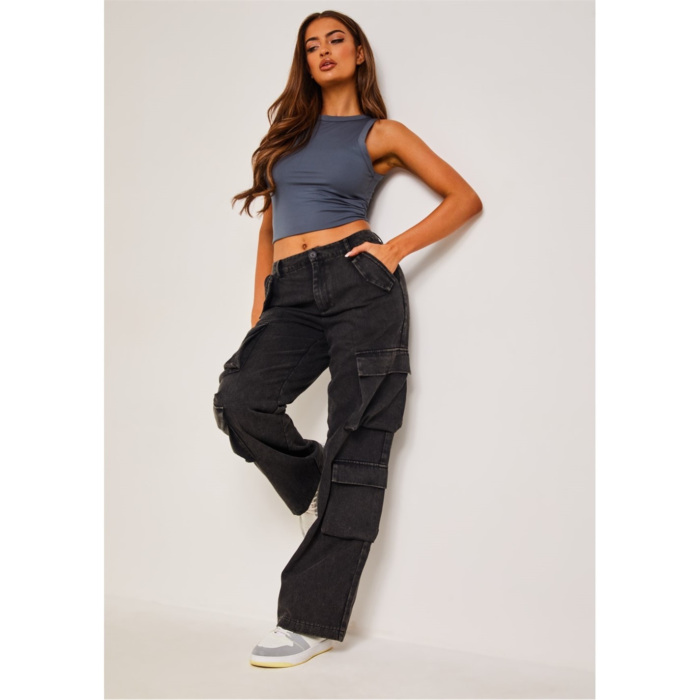 Pantalon Combat Missy Empire High Waisted Cargo