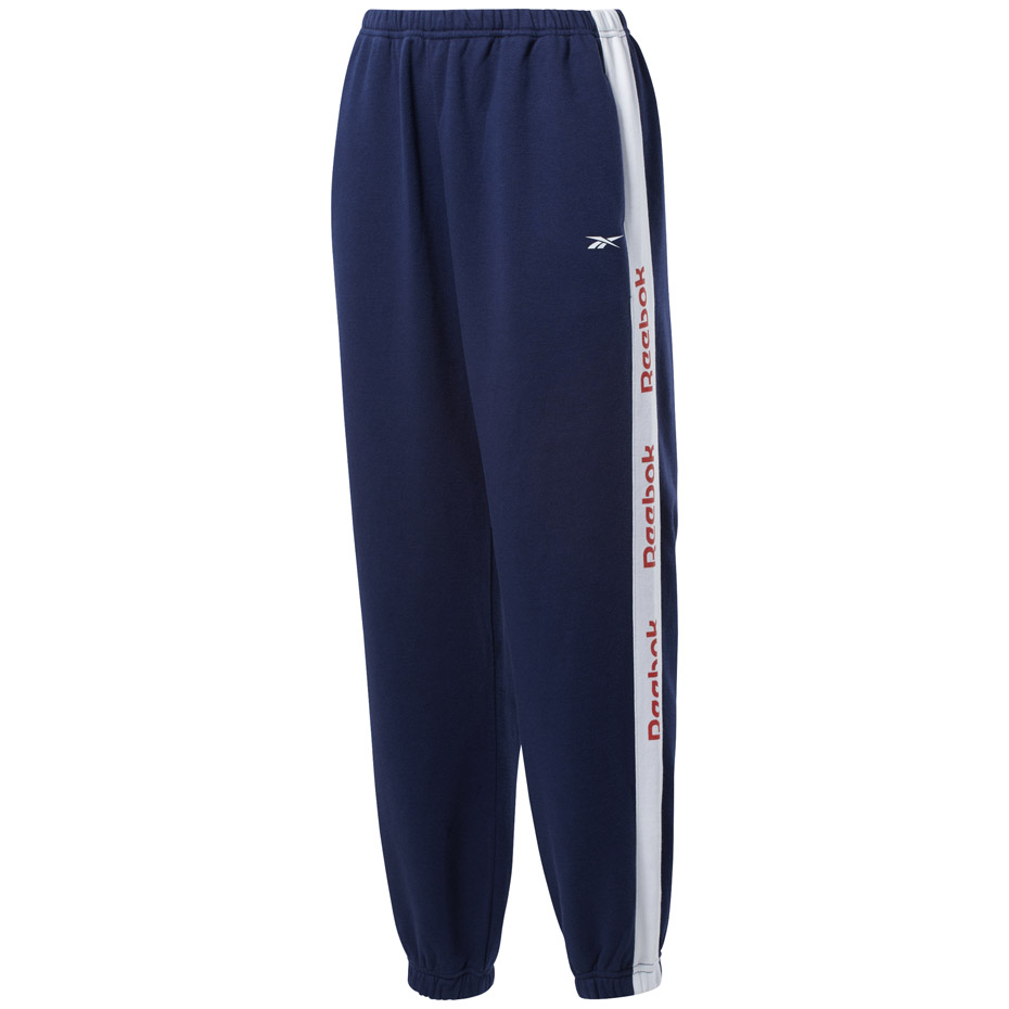 Pantalon Reebok 's Te Linear Logo navy blue FU2252 dama