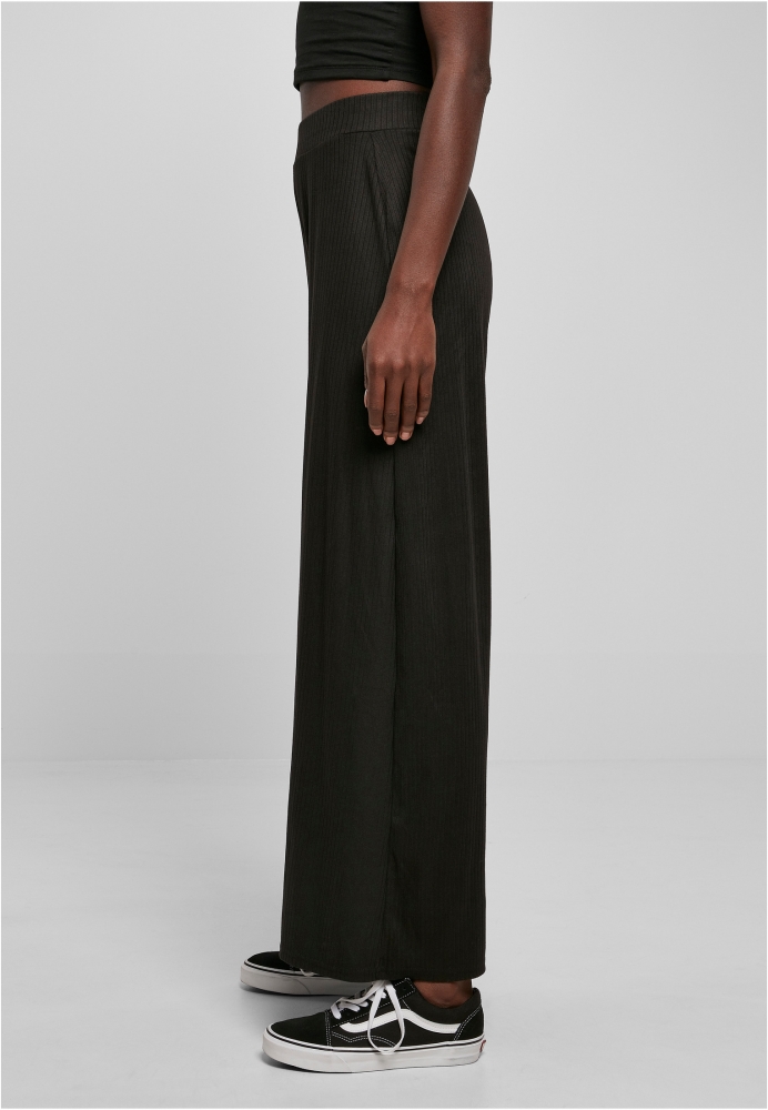 Pantalon Rib Jersey Wide Leg dama Urban Classics