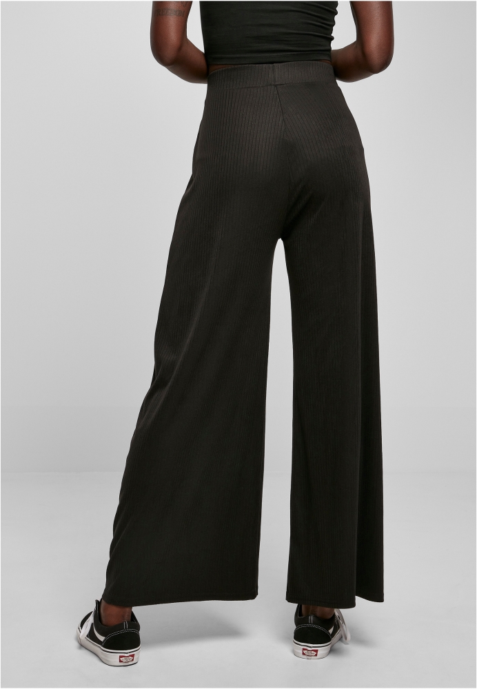 Pantalon Rib Jersey Wide Leg dama Urban Classics