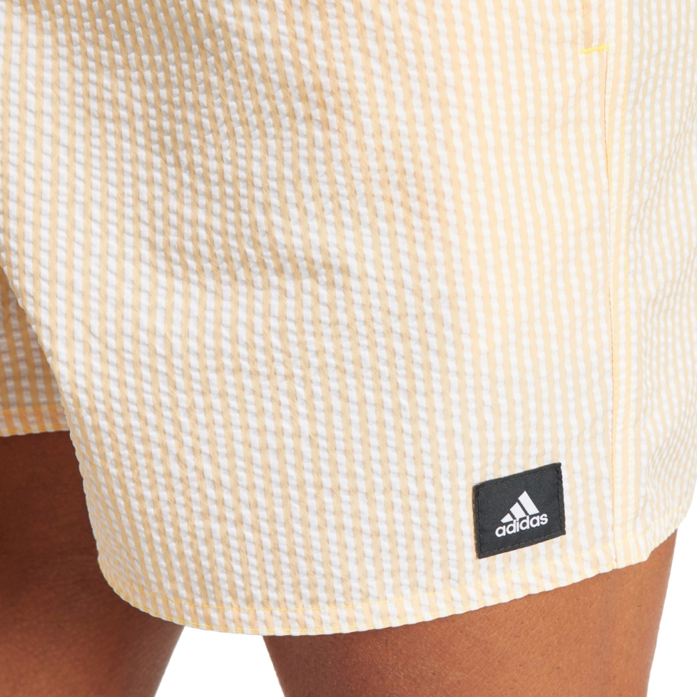 Pantaloni scur?i de baie adidas Stripey Classics Swim Lungime scurt? pentru b?rba?i galbeni IR6205