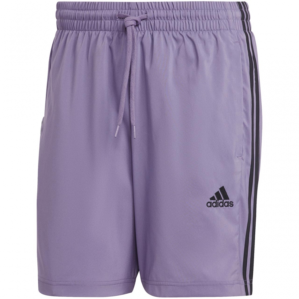 Pantalon scurt Combat Adidas Aeroready Essentials Chelsea 3-Stripes men's purple IJ8690