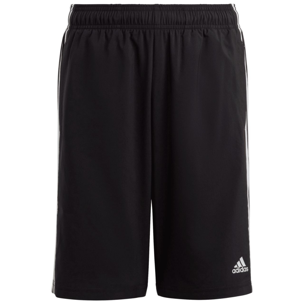 Pantalon scurt Combat 's adidas Essentials 3-Stripes Woven black HR6332 copil