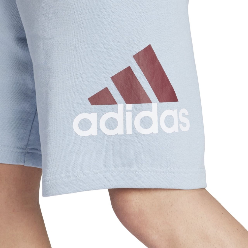 Pantalon scurt Combat adidas Essentials Big Logo French men's Terry blue IJ8563