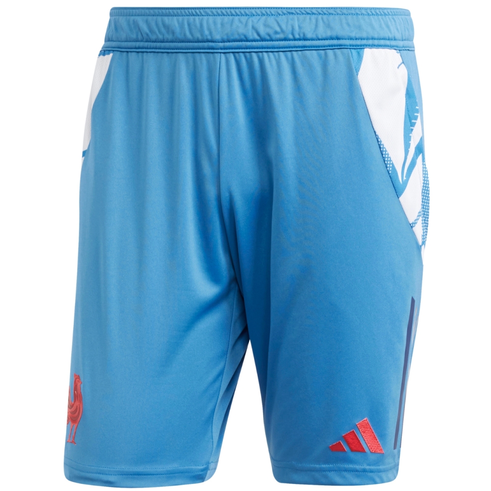 Pantalon scurt Combat adidas France Gym men's blue JC7182