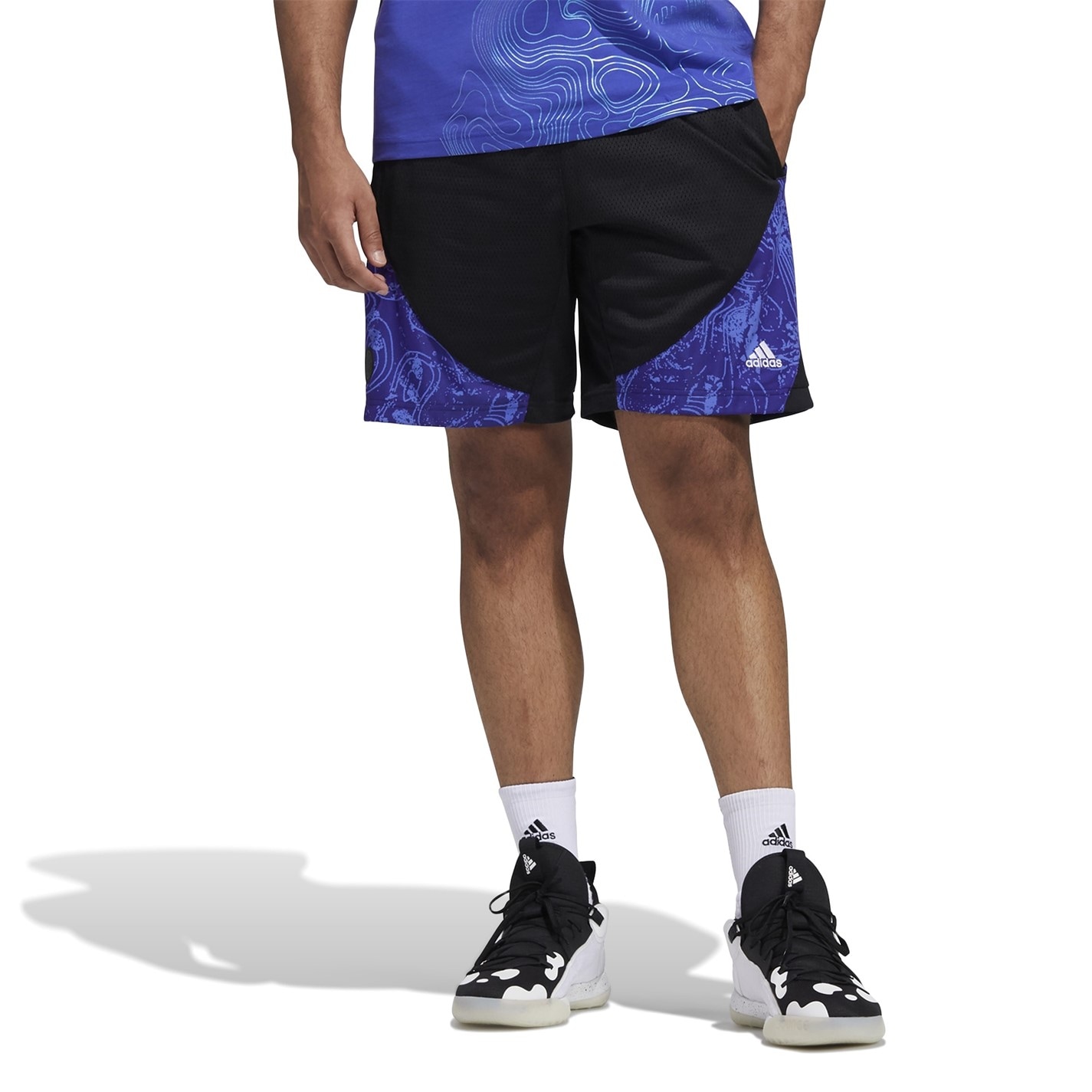 Pantalon scurt Combat adidas Harden Innovation Jogger Short barbat