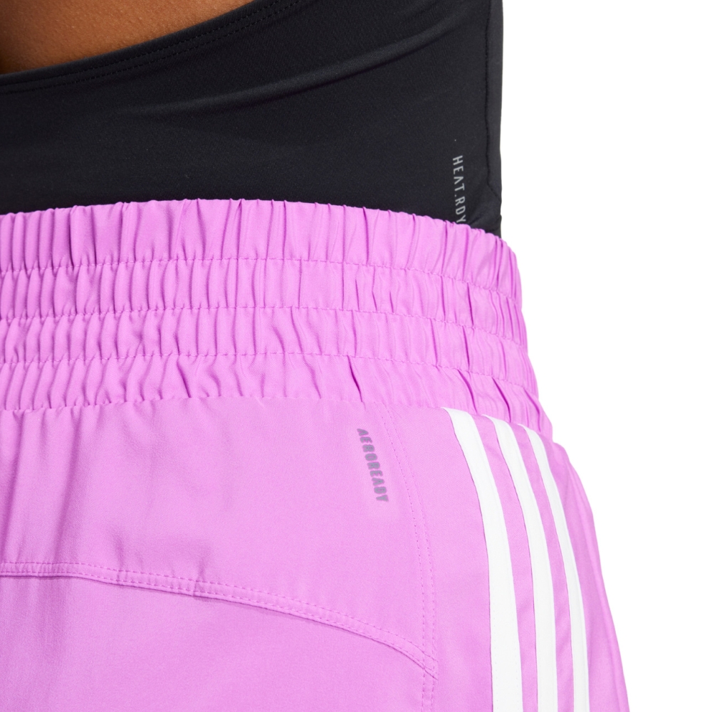 Pantalon scurt Combat 's Adidas Pacer Training 3-Stripes Woven High Rise dama