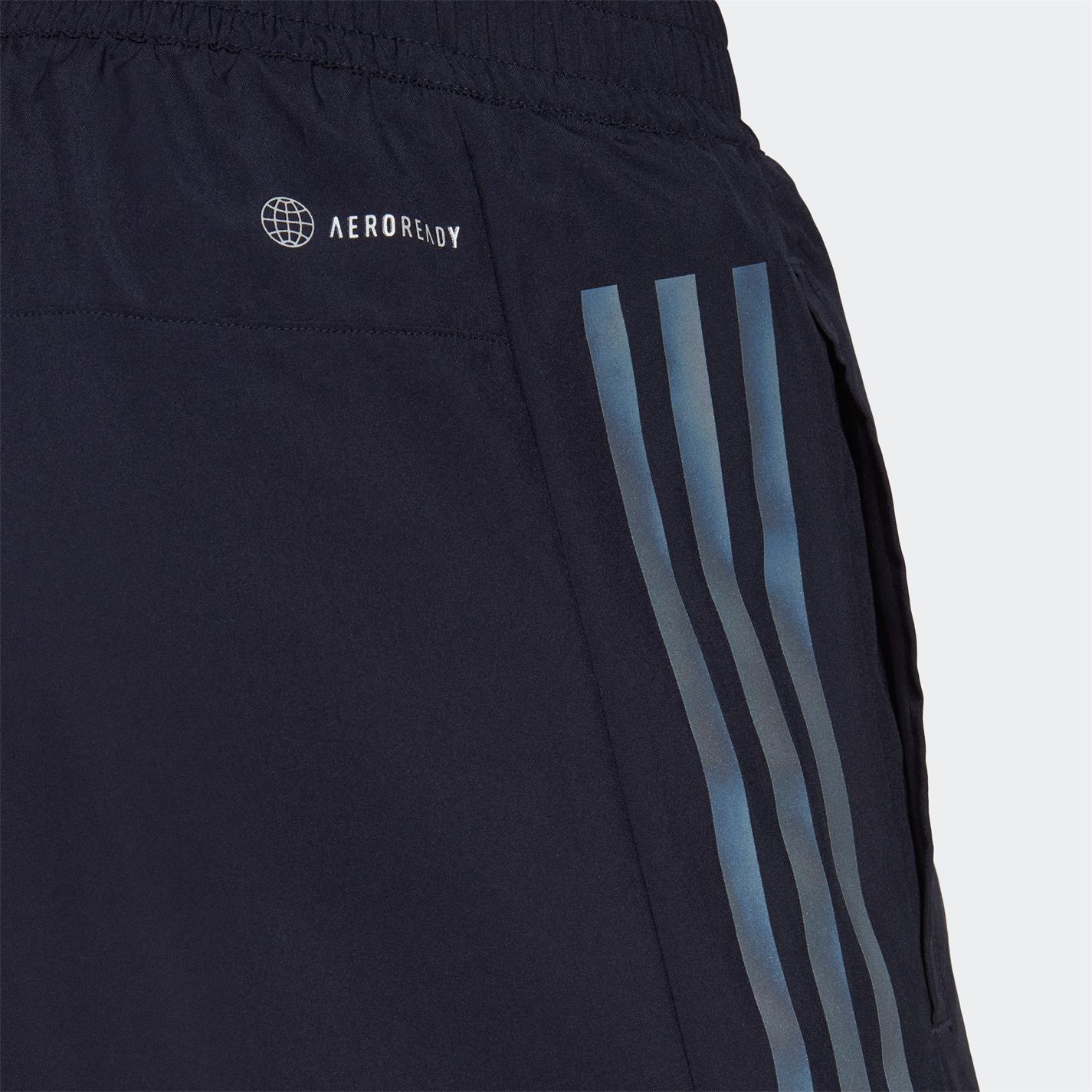 Pantalon scurt Combat adidas Run Icon Full Reflective 3-Stripes barbat