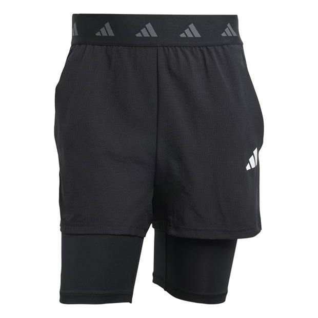 Pantalon scurt Combat adidas Gym+ 2-in-1 barbat