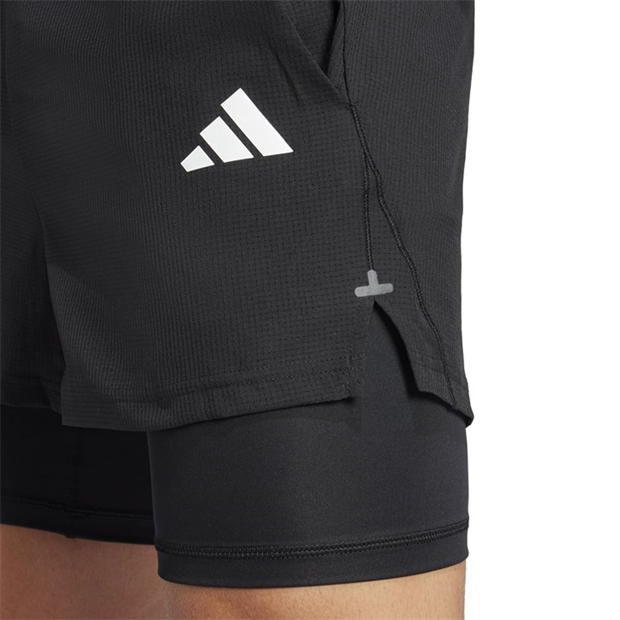 Pantalon scurt Combat adidas Gym+ 2-in-1 barbat