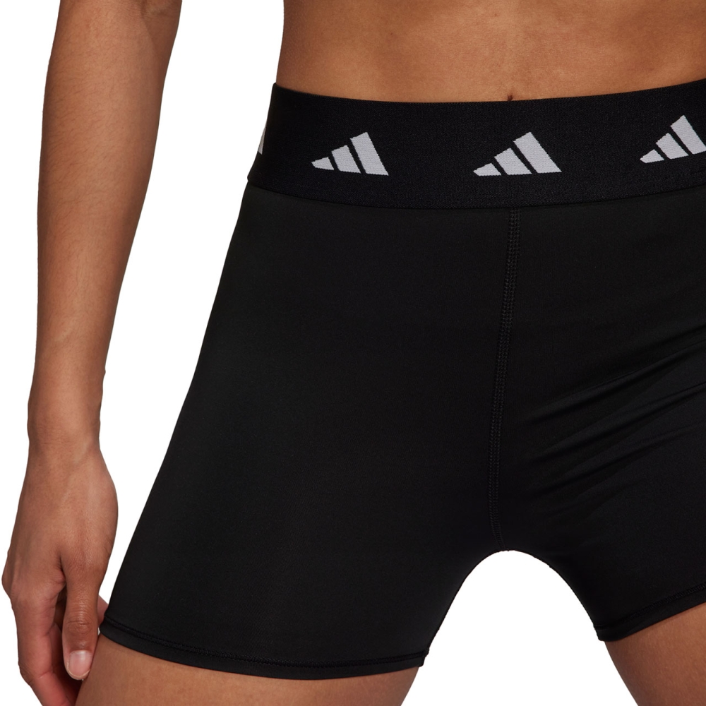 Pantalon scurt Combat adidas Techfit 's black HF6683 dama