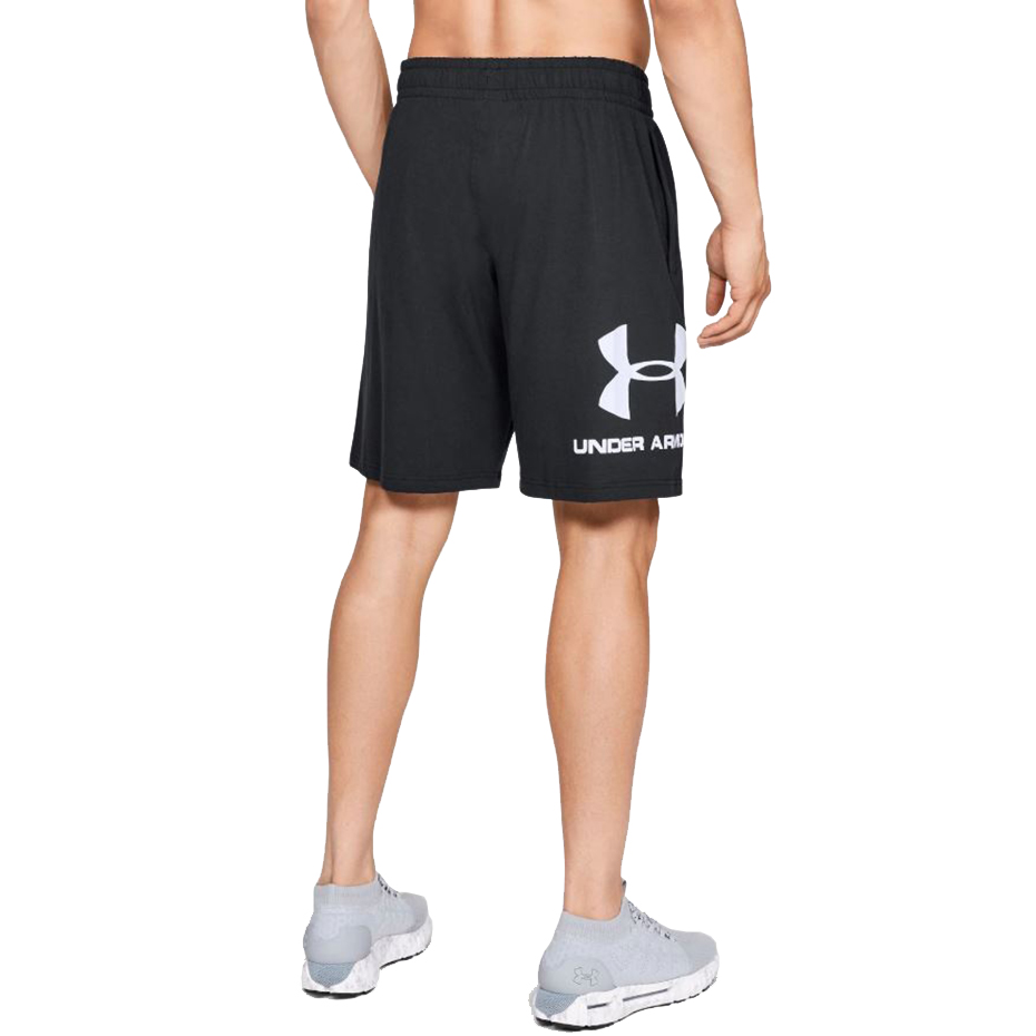 Pantalon scurt Combat Men's Under Armor Sportstyle Cotton Logo black 1329300-001 Under Armour