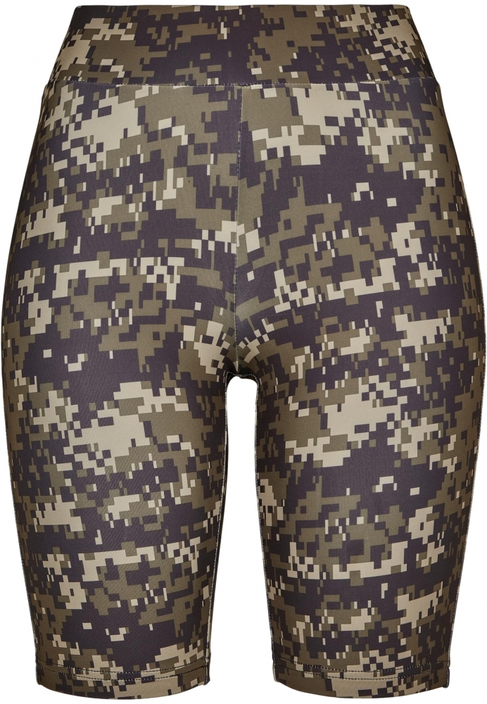 Pantalon scurt Combat High Waist Camo Tech Cycle dama Urban Classics