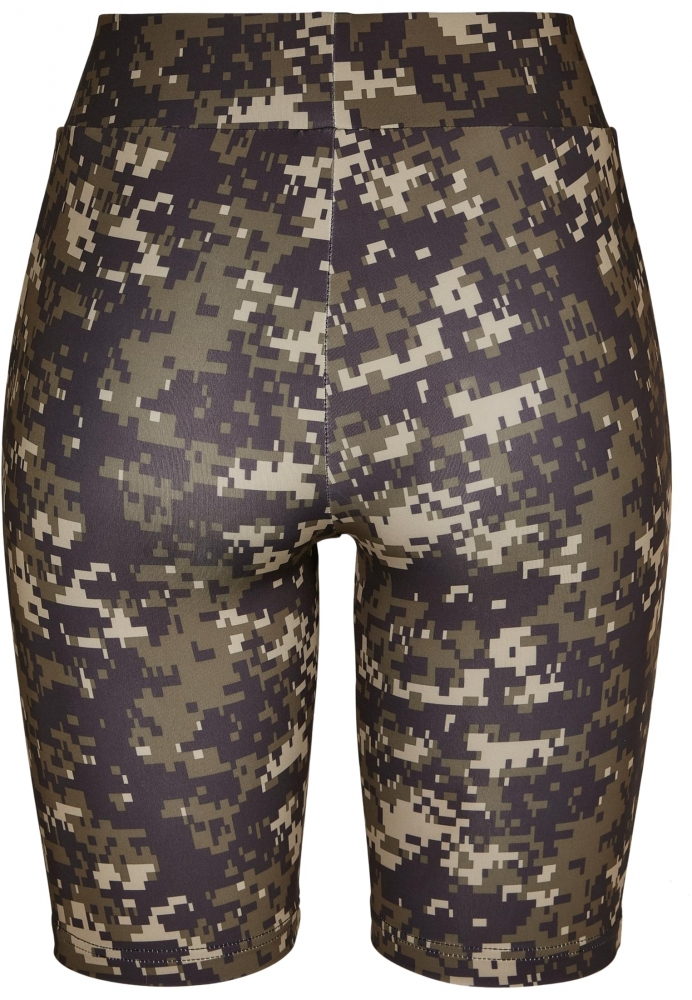 Pantalon scurt Combat High Waist Camo Tech Cycle dama Urban Classics