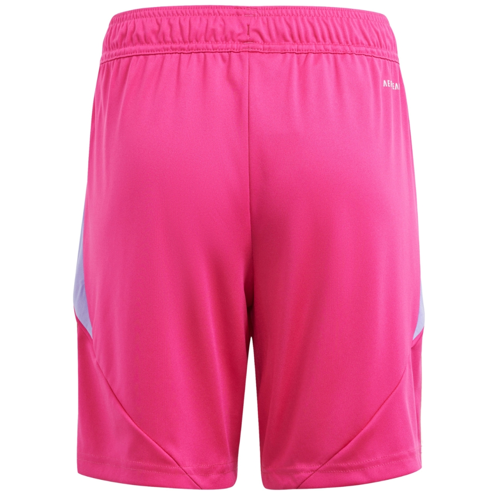 Pantalon scurt Combat for adidas Tiro 24 pink and white IT2423 copil