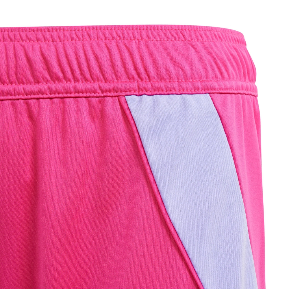 Pantalon scurt Combat for adidas Tiro 24 pink and white IT2423 copil