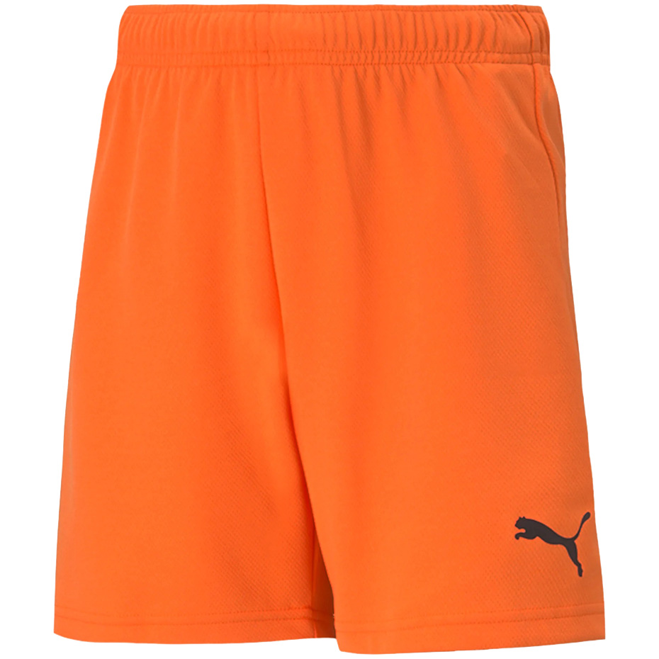 Spodenki dla dzieci Puma teamRISE Short Jr pomarańczowe 704943 08