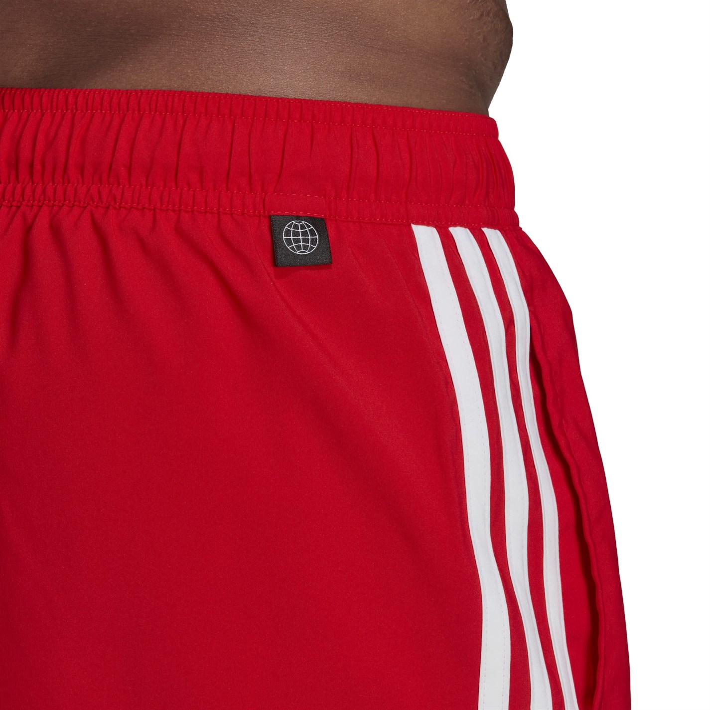 Pantalon scurt Combat adidas Classic-Length 3-Stripes Swim barbat