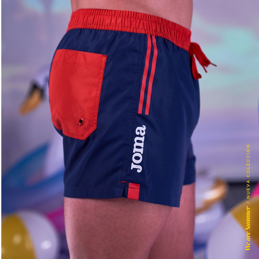 Pantalon scurt Combat Classic Swim Navy Red Joma