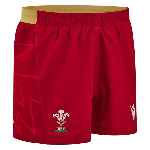 Pantalon scurt Combat Macron Welsh Rugby Union 2024 2025 adulti