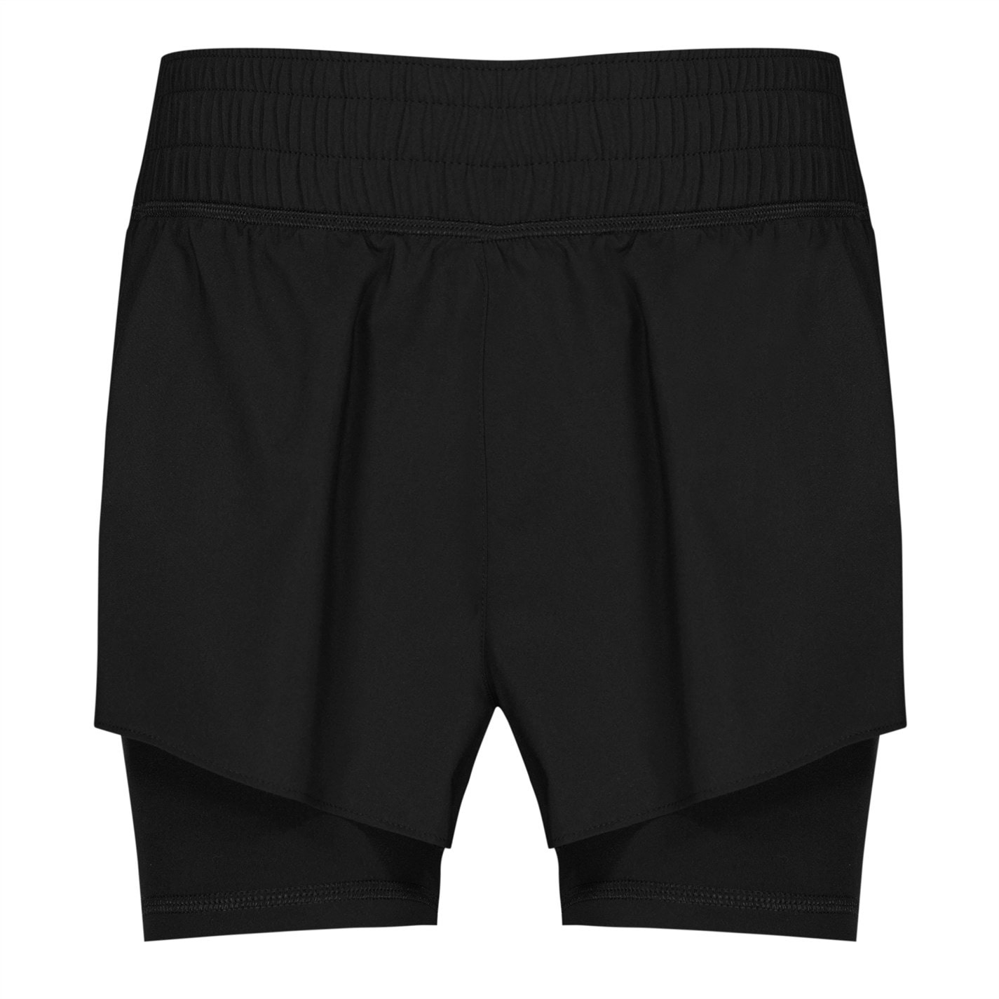 Pantalon scurt Combat Reebok Running Two-In-One Gym Short dama