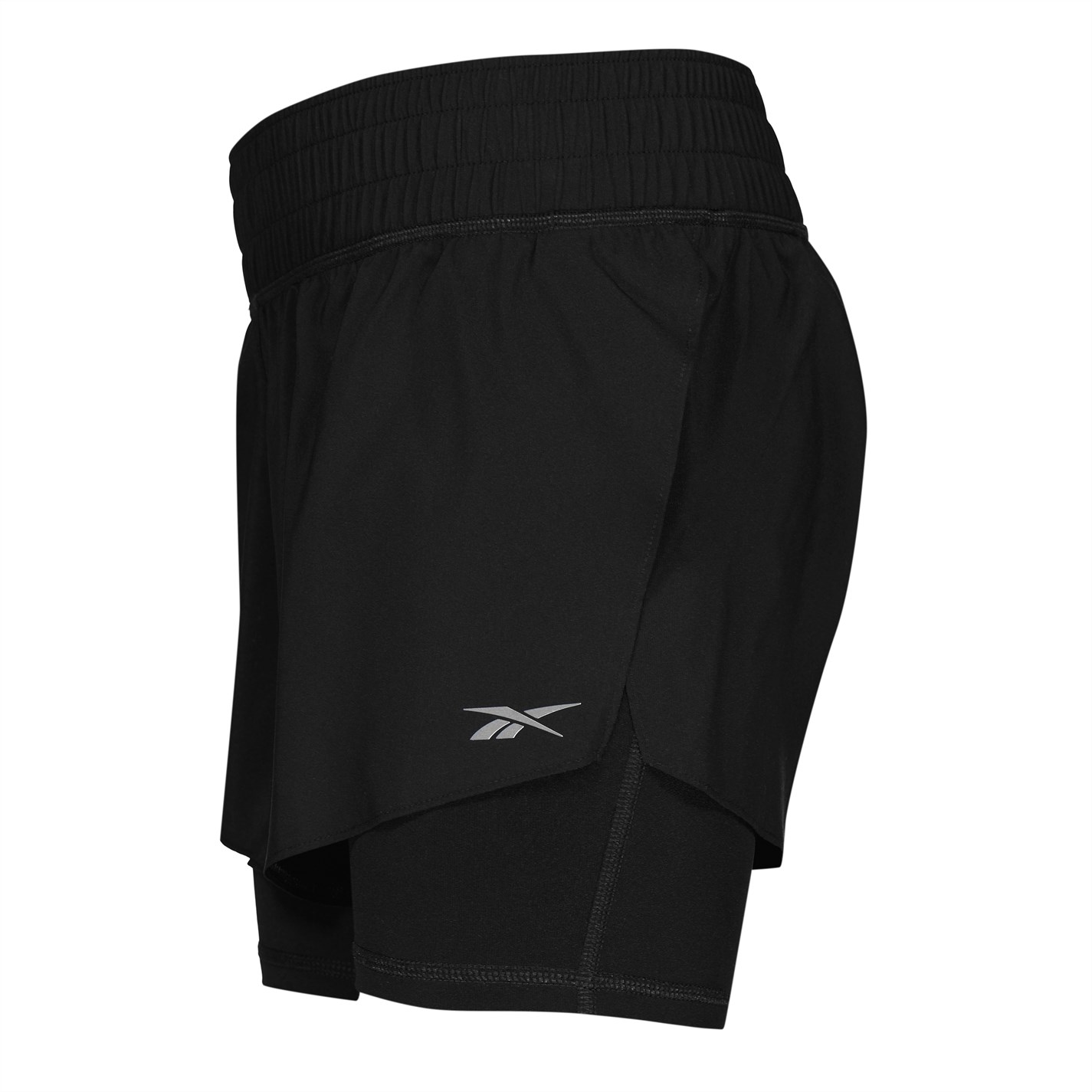 Pantalon scurt Combat Reebok Running Two-In-One Gym Short dama