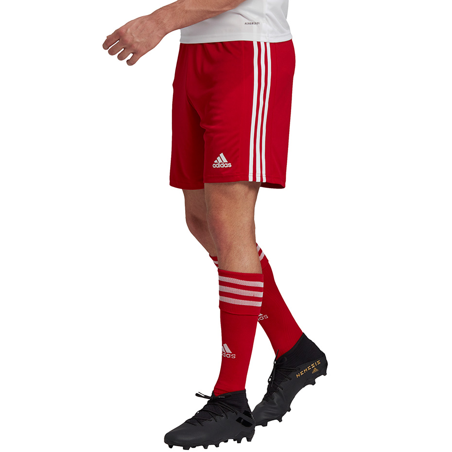 Pantalon scurt Combat Spodenki męskie adidas czerwone Squadra 21 GN5771