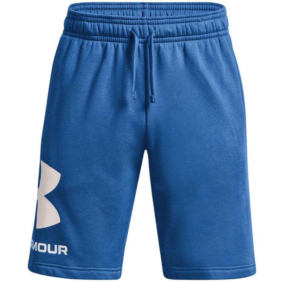 Pantalon scurt Combat Spodenki męskie Under Armour Rival FLC Big Logo niebieskie 1357118 474