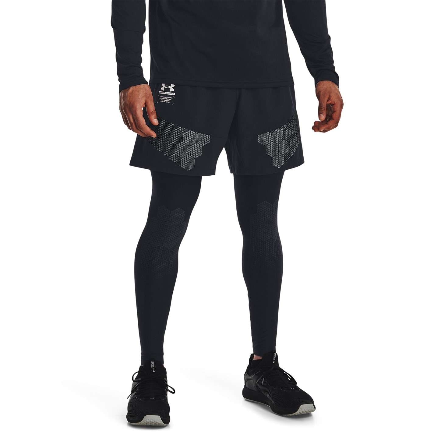 Pantalon scurt Combat Under Armour Armour Armourprint Woven barbat