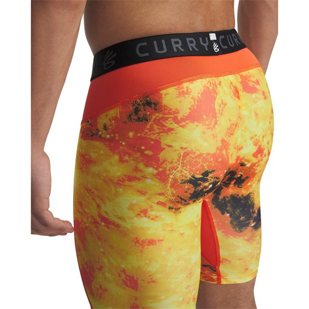 Pantalon scurt Combat Under Armour Curry HeatGear Printed adulti