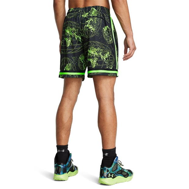 Pantalon scurt Combat Under Armour Curry Statement barbat